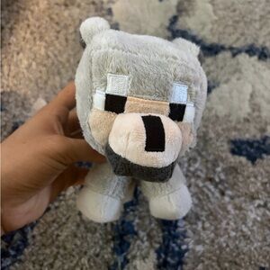 Adorable Gray and White Stuffed Animal